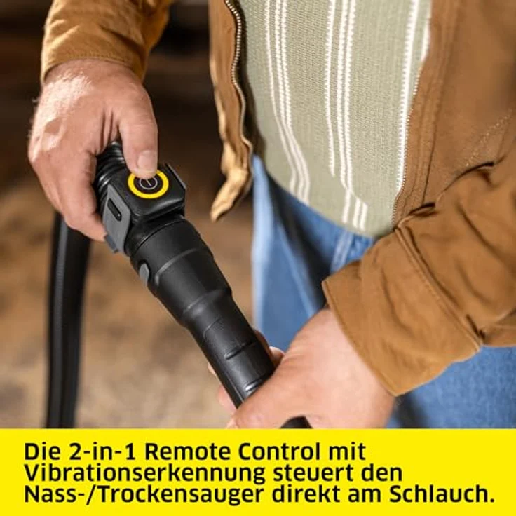 Kärcher Home & Garden WD 7 Control P S 30/6/35/T 1.628-385.0 Nass-/Trockensauger, 1400W, 30L, halbautomatische Filterreinigung, Bluetooth-Fernbedienung, Edelstahl – Bild 4