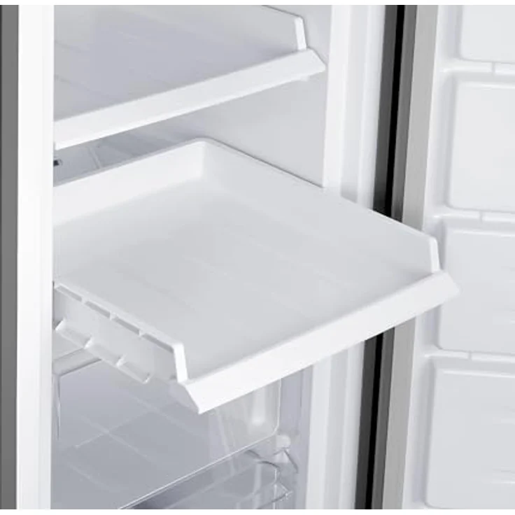 homeX FSN1611E-S Gefrierschrank No Frost, 161L Nutzinhalt, 4-Sterne Gefrierleistung, Super-Frost-Funktion, silber – Bild 11