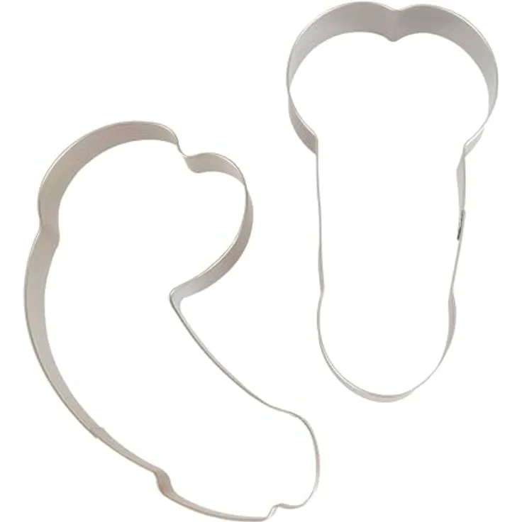 Erotic Bakery - penisförmige Ausstechformen, 2er-Set Keksausstechformen, perfekte Geschenkidee – Bild 4