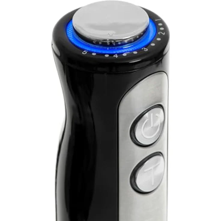 Adler Stabmixer AD 4625b Edelstahl 1500 Watt, 5 Geschwindigkeitsstufen, Turbo-Funktion, schwarz - Preisvergleich – Bild 5