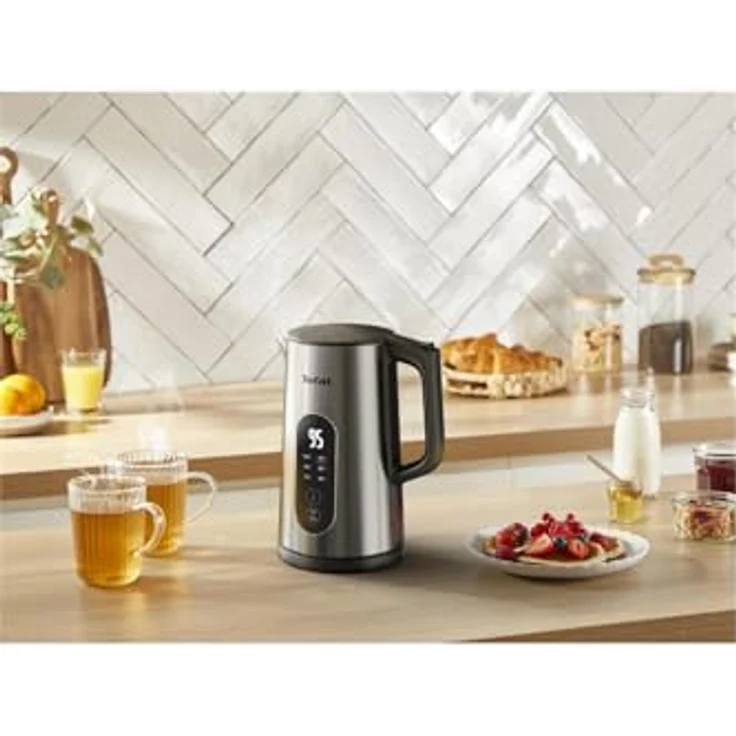 Tefal Selezione, Wasserkocher, Silber und Schwarz, prüffähiger und kabelloser Design-Wasserkocher – Bild 3