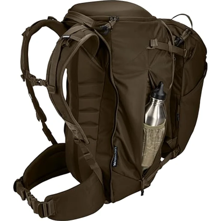 Thule Landmark Reiserucksack 55 cm mit Laptopfach, grün, 100% Polyester, 49 x 33 x 63 cm – Bild 3