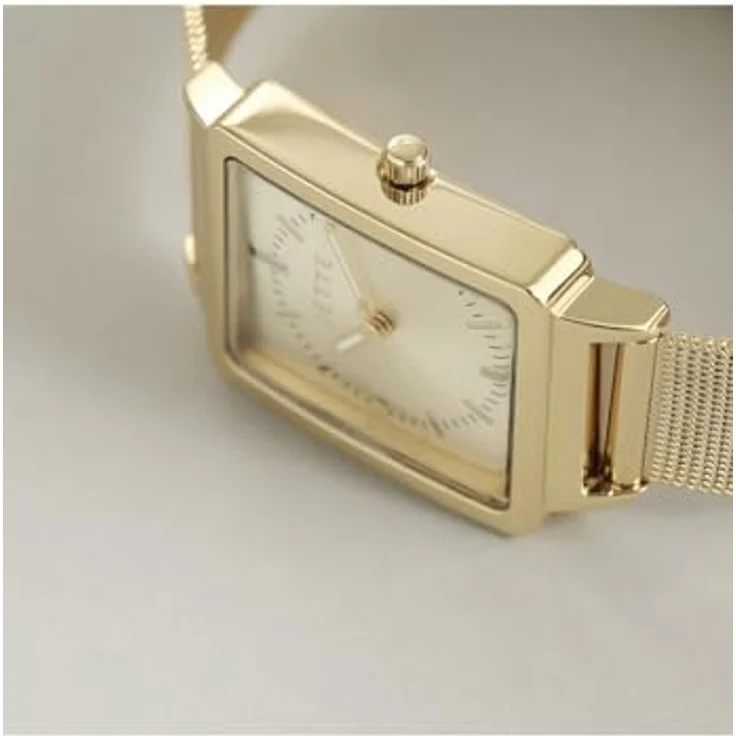 Jette Armbanduhr Damenuhr Gelb 27 mm – Bild 4
