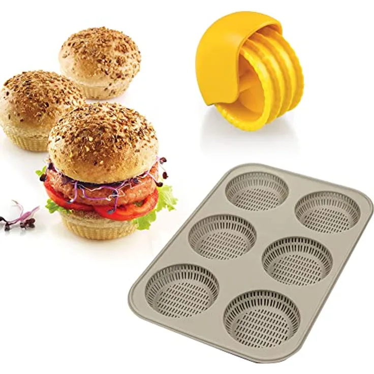 silikomart - Set Bake 'N Roll und Burgerbrot