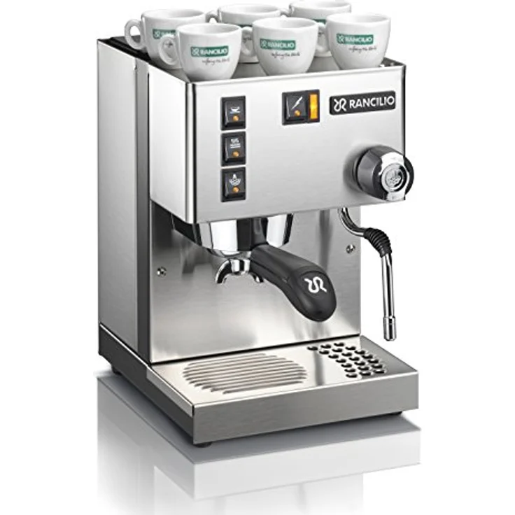 Rancilio Silvia Espressomaschine, Edelstahl, Made in Italy – Bild 1