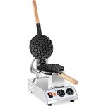 Royal Catering RC-BWM01 Bubble Waffeleisen 1.415 W 50-250 °C Timer: 0-5 min Waffeleisen Waffelmaschine
