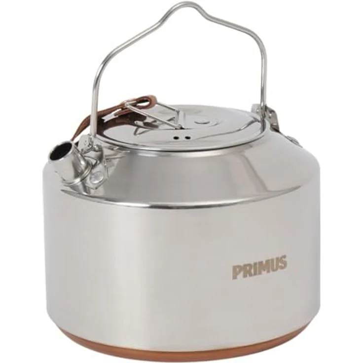 Primus Lagerfeuerkessel 1,5 l, Edelstahl Wasserkocher mit Kupferboden für optimale Wärmeverteilung, abnehmbarer Deckel – Bild 2