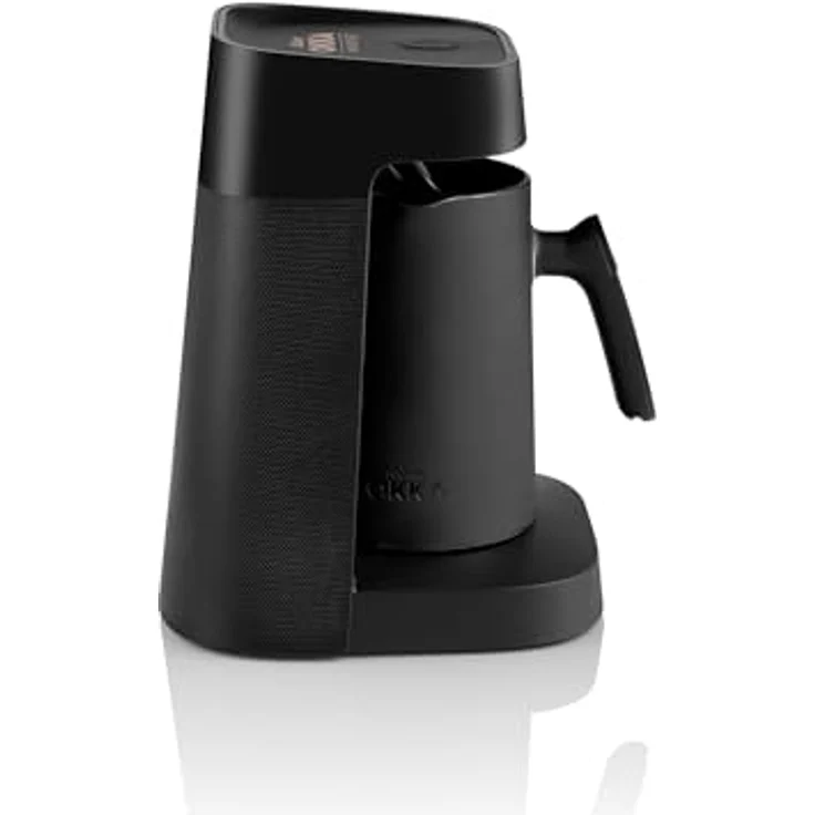 Arzum OKKA MINIO JET türkische Kaffeemaschine, türkische Kaffeekanne, 400 W, 5 Tassen Kaffeekapazität, Überlaufschutz, akustisches Warnsystem (Kupfer) – Bild 4