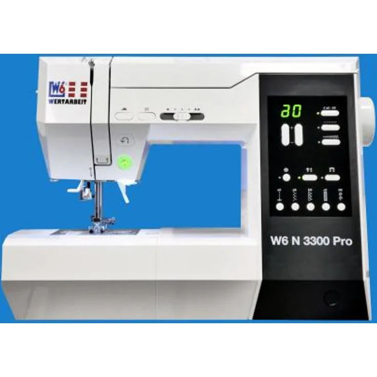 W6 Wertarbeit W6 N 3300 Pro, 120 Programme, mit viel Zubehör