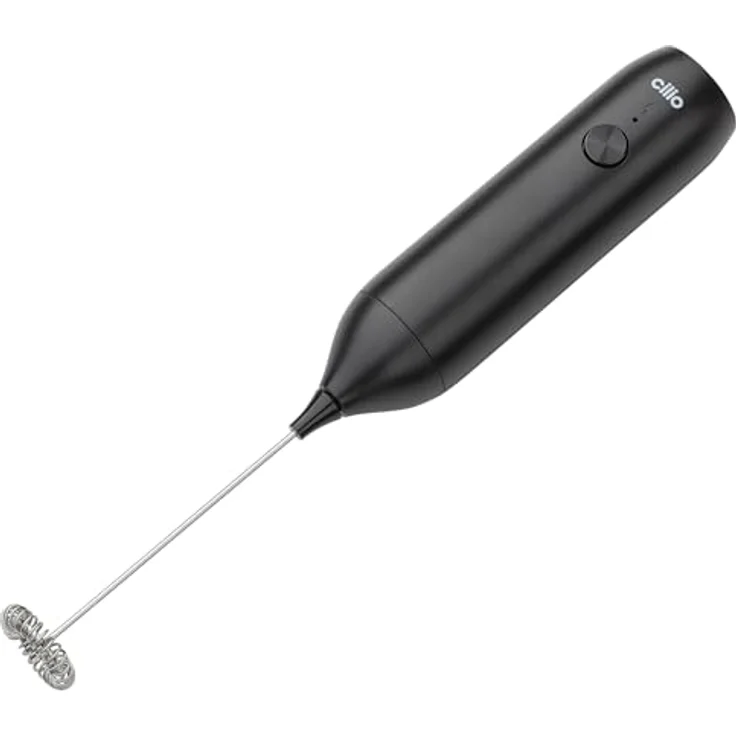 CILIO Milchaufschäumer AMICO, Elektrischer Milchschäumer mit USB-Ladekabel, Hochwertiger Kunststoff, inklusive Rezepte für perfekten Milchschaum – Bild 2