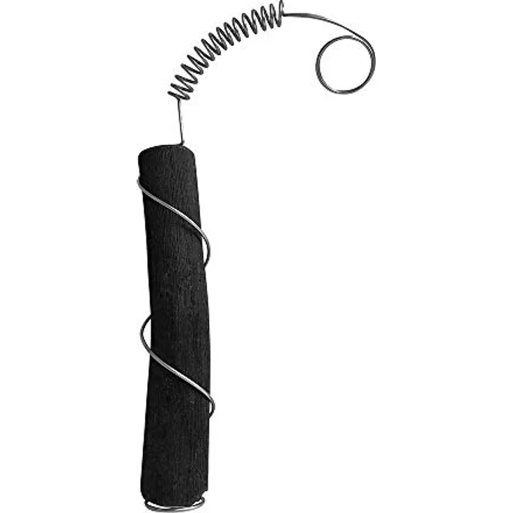 BLACK + BLUM Aktivkohlefilter mit Stahl-Halterung Aktivkohle, Kohle, Schwarz, 19,5 x 3 x 3 cm – Bild 1
