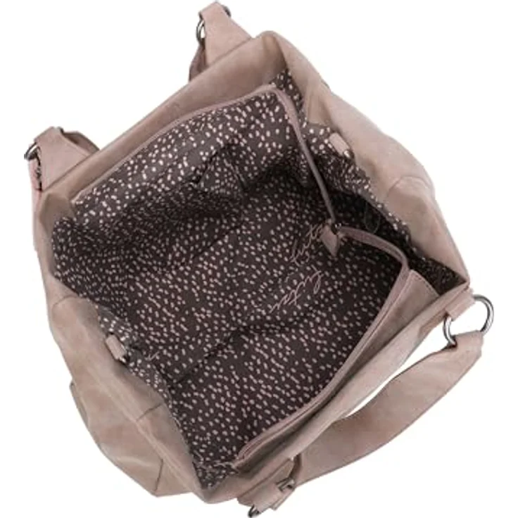 Fritzi aus Preußen Izzy Vintage Shopper Tasche, 42 cm x 15 cm x 29 cm, braun, 100% Polyurethan – Bild 3