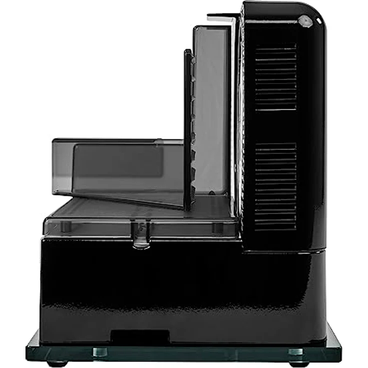 ritter sono 2 Elektrischer Allesschneider & Brotschneidemaschine aus Metall mit ECO-Motor, Made in Germany, Schwarz – Bild 4