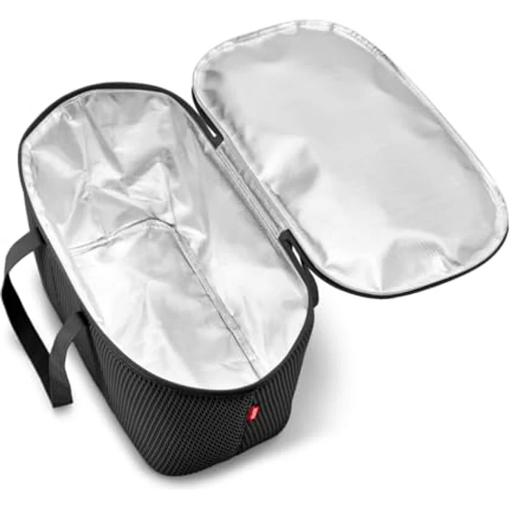 Reisenthel coolerbag special edition Shopper, großer Einkaufskorb mit Thermo-Isolierung aus recyceltem Polyester, Schwarz – Bild 3