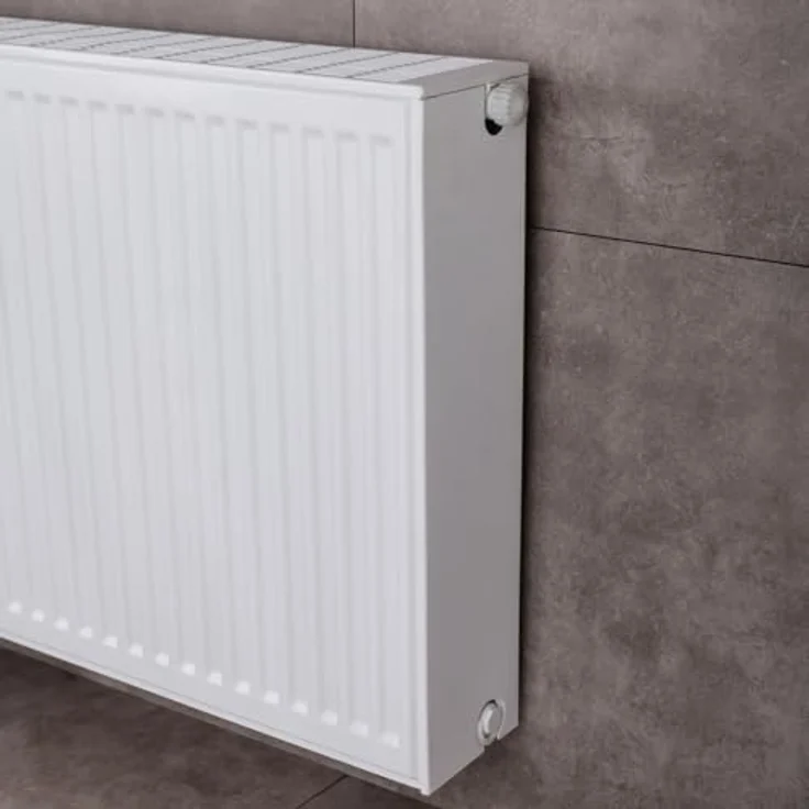 Belrad Typ 33 Universalheizkörper Ventilheizkörper 8 Anschlüsse 700 x 900 (HxB)-2442w, Mittelanschluss, RAL9016 (reinweiß) – Bild 4