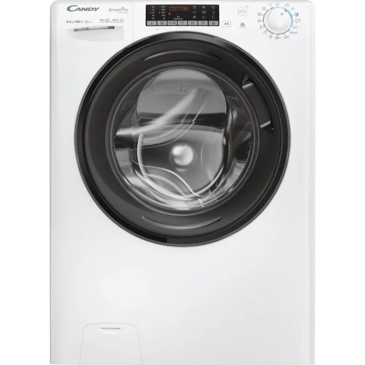 Candy CSOW 4856TWMB6-S, Waschtrockner Freistehend in Weiß, 8 kg Wasch- und 5 kg Trockenkapazität, 1400 U/min, Energieeffizienzklasse A/D, Mix Power System