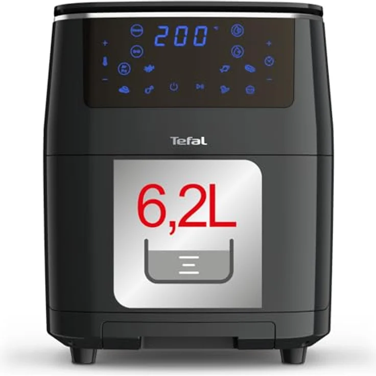 Tefa FW2018 Easy Fry Grill & Steam Heißluftfritteuse, 1700 Watt, ohne Fett, 6,5 Liter, Touch, schwarz – Bild 4