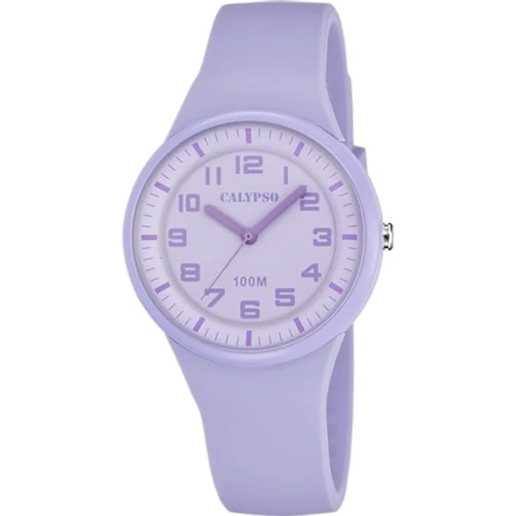 CALYPSO WATCHES Quarzuhr Trendy K5851/5, Damenuhr analog, lila Gehäuse, wasserdicht bis 10 bar – Bild 2
