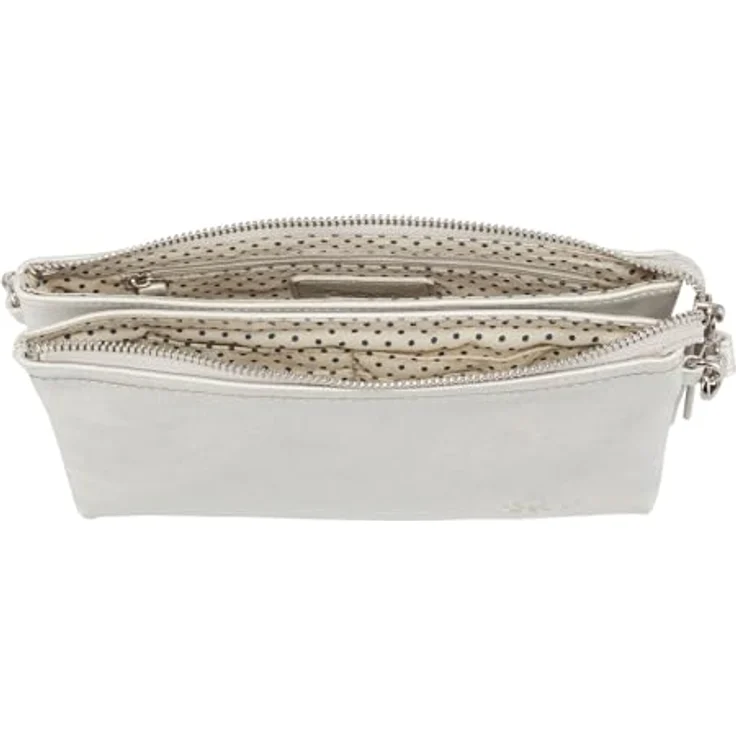 Gabor Damenhandtasche, mehrfarbig mit großzügigem Stauraum und praktischem Innentaschen-Design, Silber – Bild 2