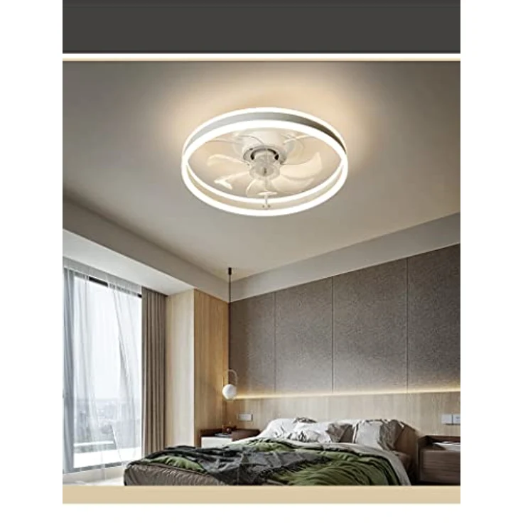 Eurotondisplay Deckenventilator mit LED Beleuchtung D3305 Ø 50cm 96W Fernbedienung dimmbar Lichtfarbe/Helligkeit einstellbar vent fan light ceiling (D3305) – Bild 4