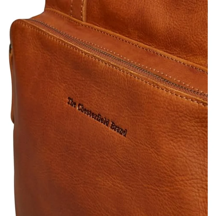 The Chesterfield Brand Shopper Alicante, gewachstes Rindleder, hellbraun, 35 x 14 x 26 cm – Bild 5