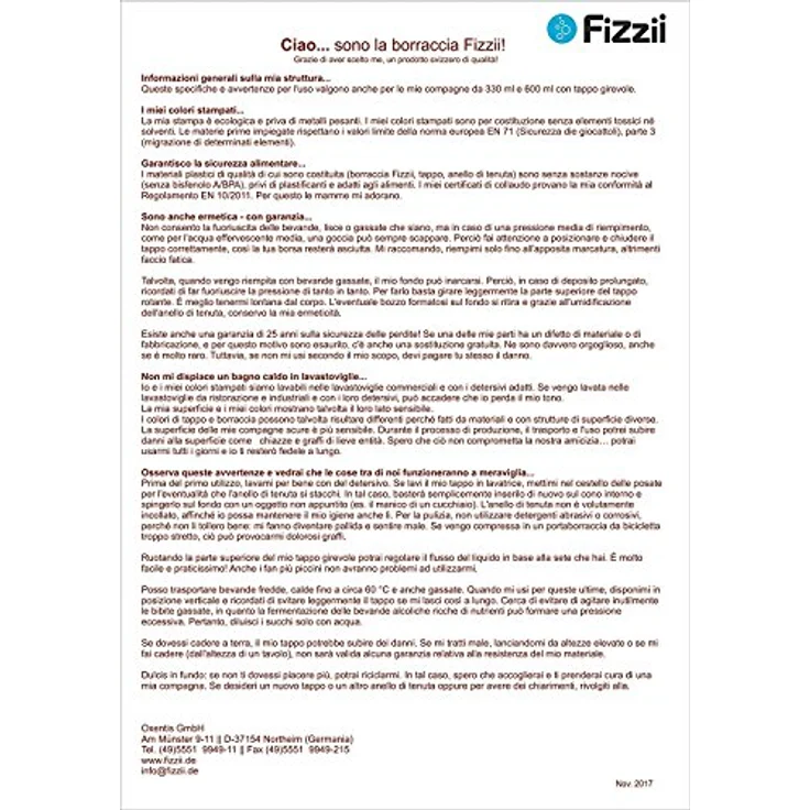 Fizzii Trinkflasche Traktor 600 Milliliter grün schwarz – Bild 6
