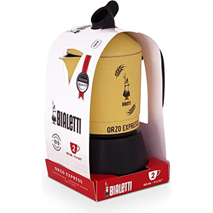 Bialetti 0002328 Malzkaffees Espressokocher, Aluminium, Alu, 8 cm – Bild 7