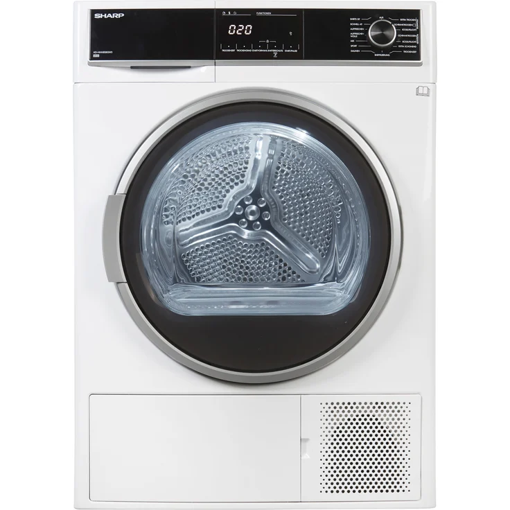 Sharp KD-HHH8S8GW3-DE, Wärmepumpen-Kondensationstrockner – Bild 1
