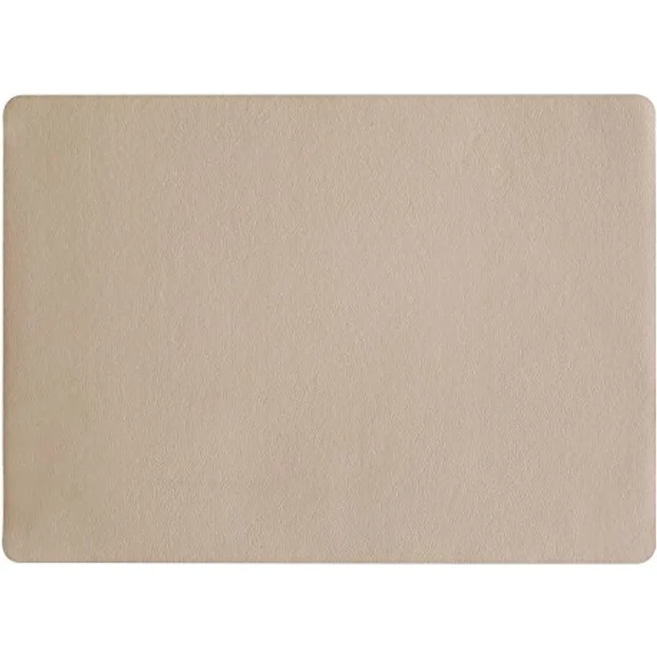 ASA Table Tops Tischset, Kunstleder, Stein-Grau, 46 x 33 cm