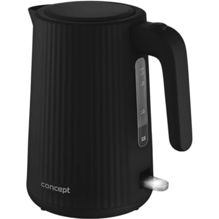 Concept RK2391 Wasserkocher 1,7 l, schwarz mit Strix-Markenanschluss – Bild 1