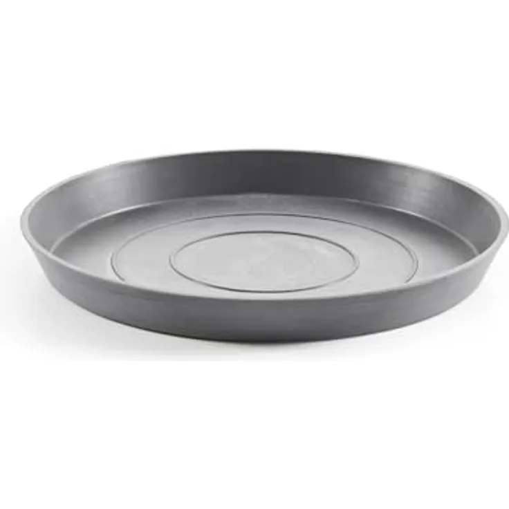 Ecopots Untersetzer rund, grau, 21 cm Durchmesser