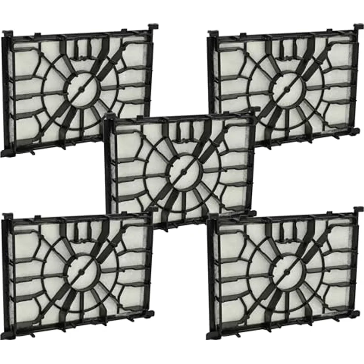 vhbw 5X Motorschutz-Filter, Ersatzfilter für Bosch Perfectionist Allergy und Moveon Quattropower System Allergy, staub- und tierhaaroptimiert – Bild 1