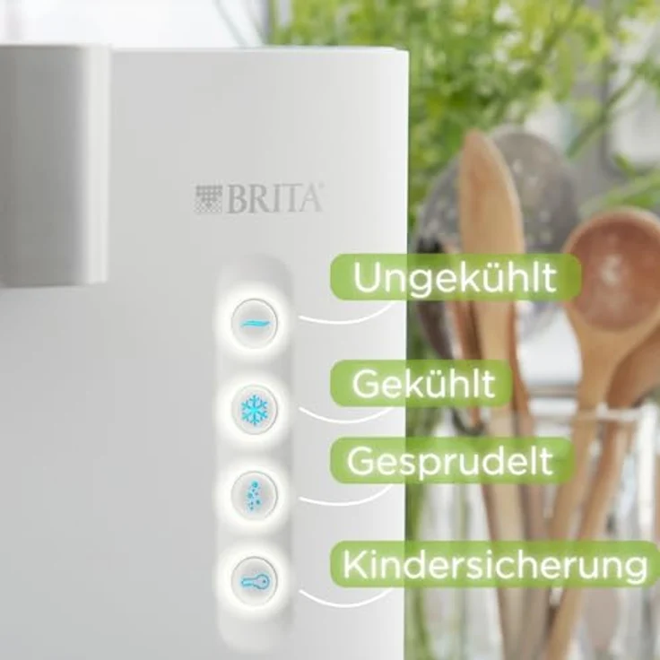 BRITA yource pro top Wasserspender, inkl. yource CO2-Zylinder und BRITA P 3000-S Filterkartusche, Kühleinheit für individuelles Trinkwasser – Bild 2