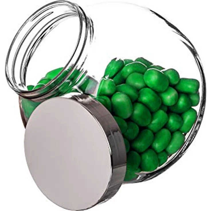 BigDean 3er Set Bonbonglas 2 Liter, Transparent mit Schraubdeckel für Süßigkeiten, Kekse, Mehl & Gewürze - Made in Germany – Bild 3