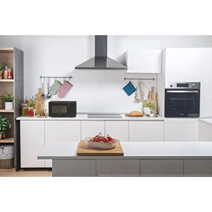 Candy Dunstabzugshaube CCE119/1X DE, 90 cm, 213W, 3 Leistungsstufen, Abluft & Umluft, Energieeffizienz B, Edelstahl mit LED-Beleuchtung – Bild 5