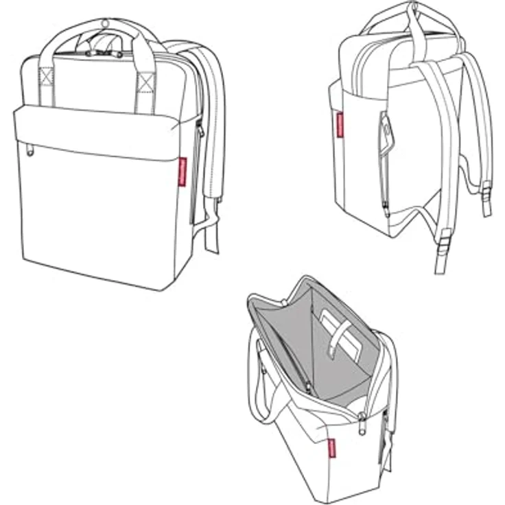 reisenthel Rucksack Allday M 15l twist sky rose – Bild 6