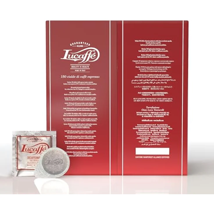 Lucaffe Decaffeinato Pads - 150 Stück  – Bild 5