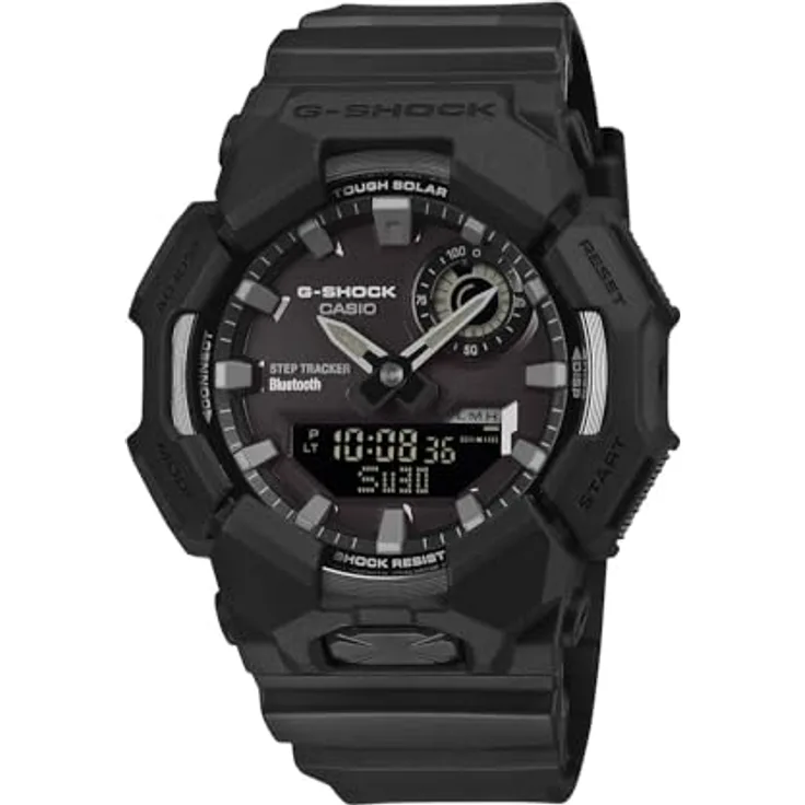 Casio G-Shock GA-B010-1AER, Herren-Armbanduhr mit analog-digitaler Anzeige, Bluetooth-Konnektivität, Kunstharzgehäuse und Kautschukarmband, schwarz