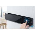 Midea Einbau-Wärmeschublade WS1560BL, Schwarzglas, Touch Control mit LED-Display, Temperaturbereich 40-80 °C, Push-Pull-Öffnung, Warmhaltefunktion