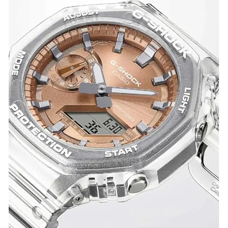 Casio ANADIGI Herrenuhr G-SHOCK mit LED-Licht und Weltzeitfunktion, schwarz – Bild 5