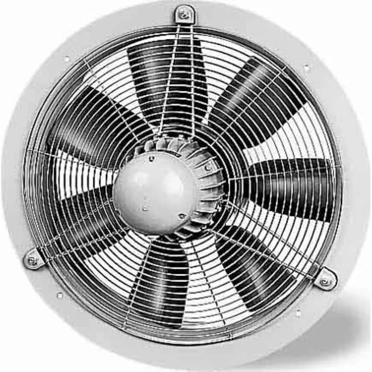 Helios Ventilatoren HWW 315/4 TK Wandventilator, Axial-Hochleistungsventilator, papyrusweiß, drehzahlsteuerbar, wartungsfrei