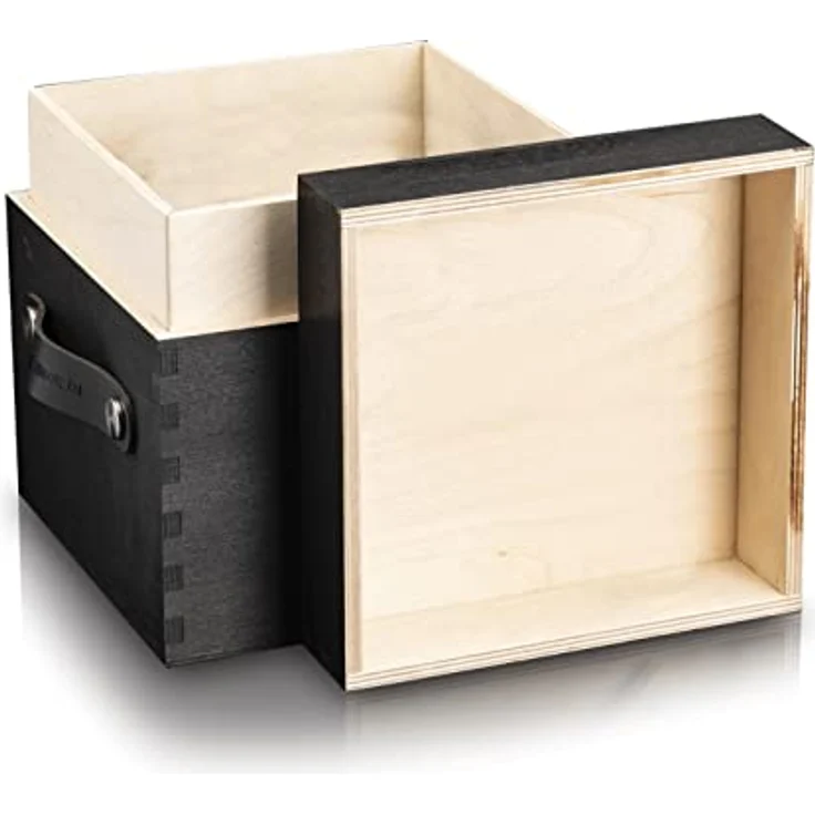 DeWok Transportbox | Sicher Verstauen | Abgestimmtes Design | Funktional | Robust | aus schwarzem MDF | Hochwertig | ohne Störkontur – Bild 2