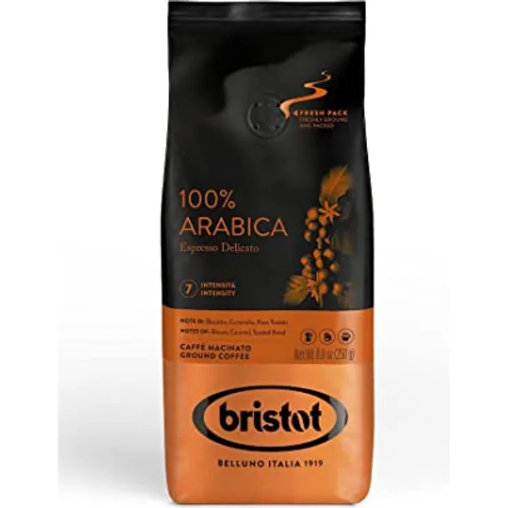 Bristot Diamante 100% Arabica 250g gemahlen