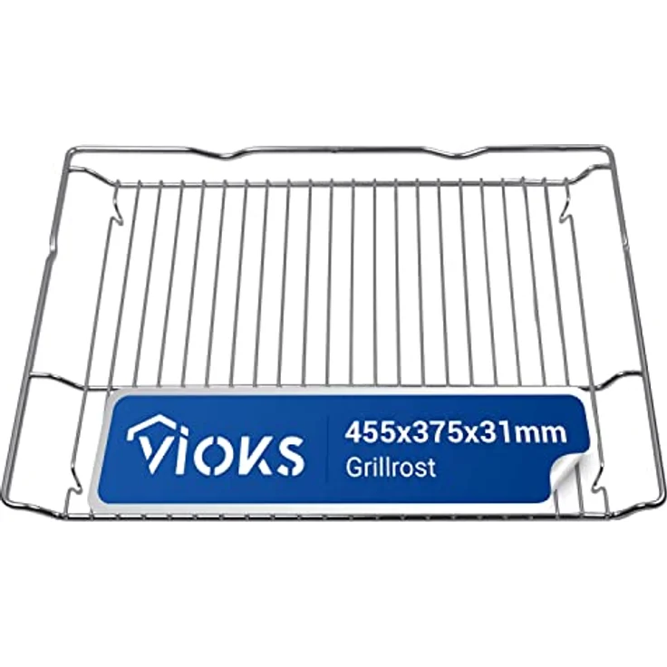VIOKS Gitterrost für Backofen Ersatz Grillrost 455x375mm HEZ634000 für Bosch 00577170 & Grillrost Edelstahl Grillrost Backofen Rost Gitter für Ofen – Bild 1
