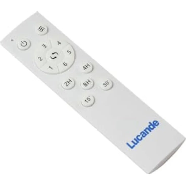 Lucande Vindur, Deckenventilator mit Holzflügeln, 40 W, inkl. Fernbedienung, für Räume 10-15 m² – Bild 6