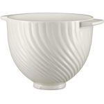 KitchenAid Keramik-Mischschüssel, Baiser, 4,8 l, mit kostenlosem Geschenk