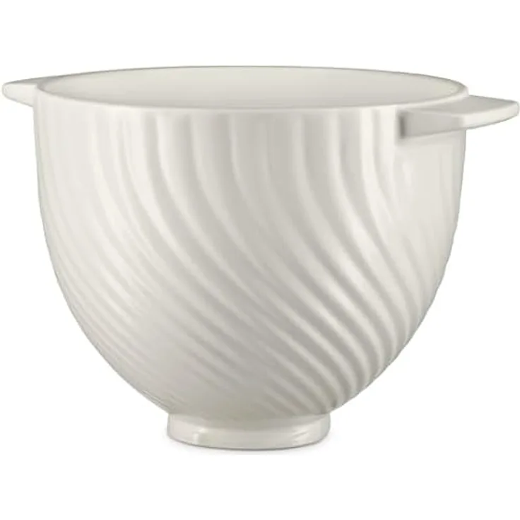 KitchenAid Keramik-Mischschüssel, Baiser, 4,8 l, mit kostenlosem Geschenk