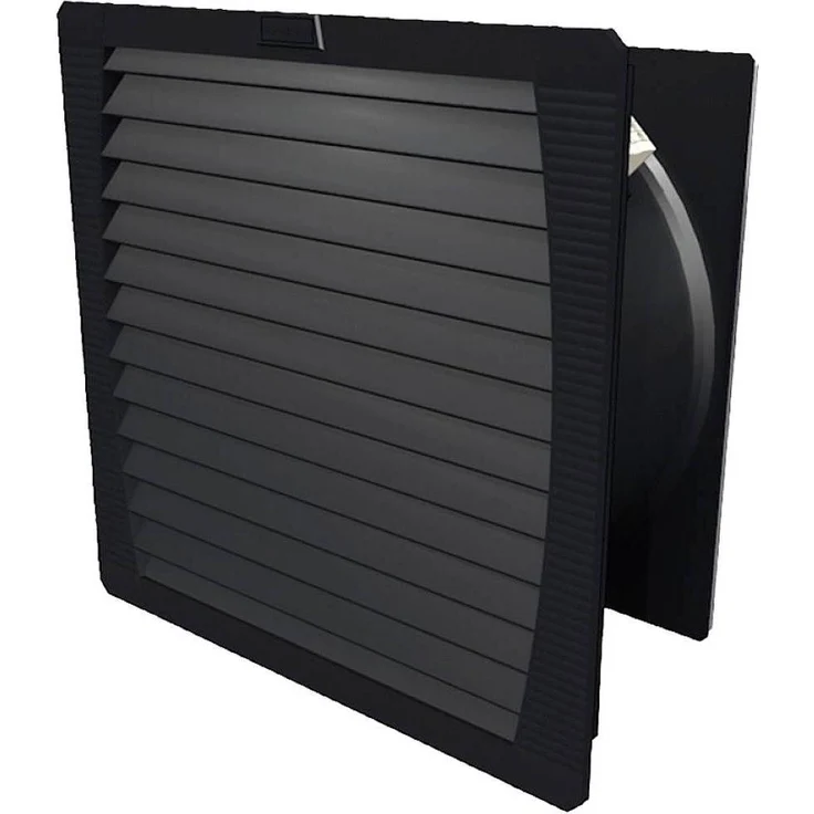 Weidmüller FF-EMC6754/230VBK, Belüftungsventilator mit 875 m³/h Luftdurchsatz, IP54-Schutzart, Netzbetrieb, schwarz