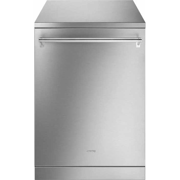 Smeg LVS345BQSTX, Freistehende Spülmaschine für 14 Maßgedecke, Edelstahl, 8 Programme