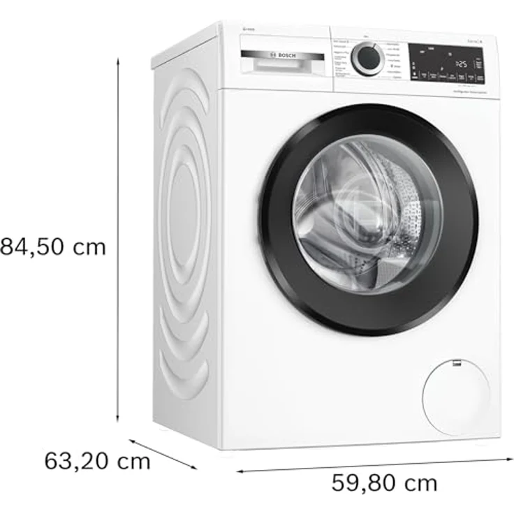 Bosch WGG254F10, Frontlader Waschmaschine, 10 kg, Energieeffizienzklasse A, 71 dB, 1400 RPM, Nachlegefunktion – Bild 11